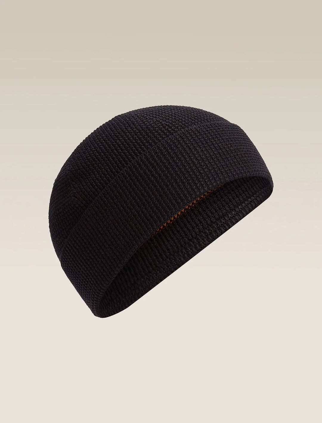 Adult Unisex Merino Feadan Cuff Beanie Black 0A57AJ