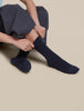 Womens Merino Lifestyle Fine Gauge Crew Socks Midnight Navy/Dark Loden 105253