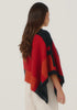 Womens Empress Poncho Rata/Jet  Multi 1677