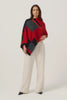 Womens Empress Poncho Rata/Jet  Multi 1677