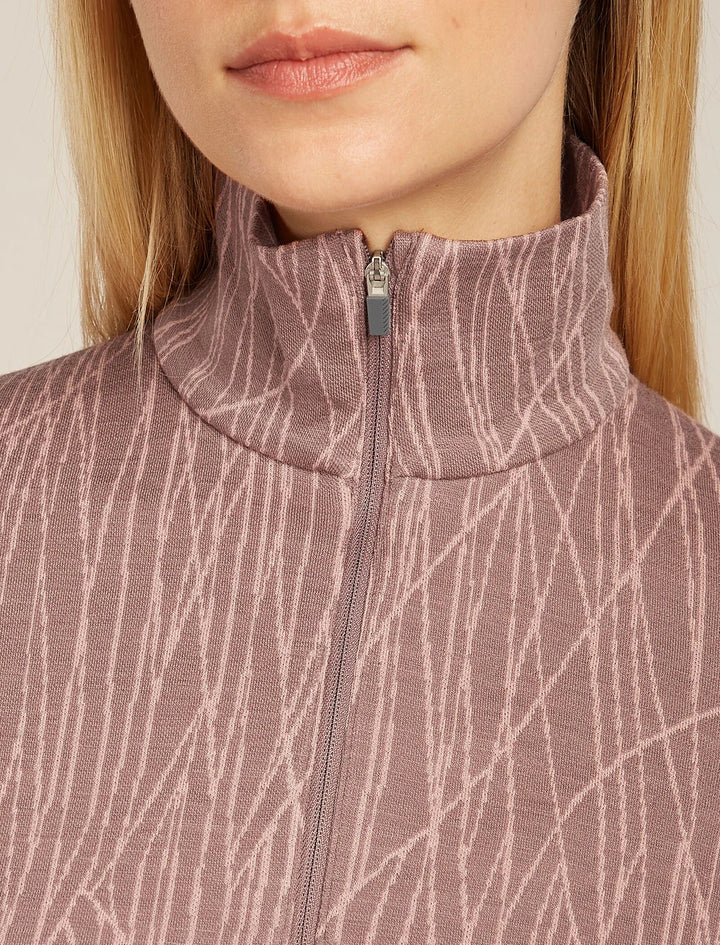 Womens 260 Tech Vertex Long Sleeve Half Zip Summit/ Blush 0A57BO