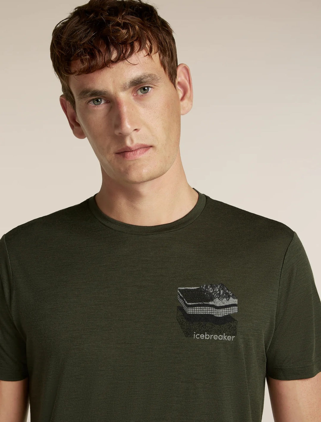 Mens Merino 150 Tech Lite Short Sleeve T Shirt Evolving Layers Dark Loden 0A57FM