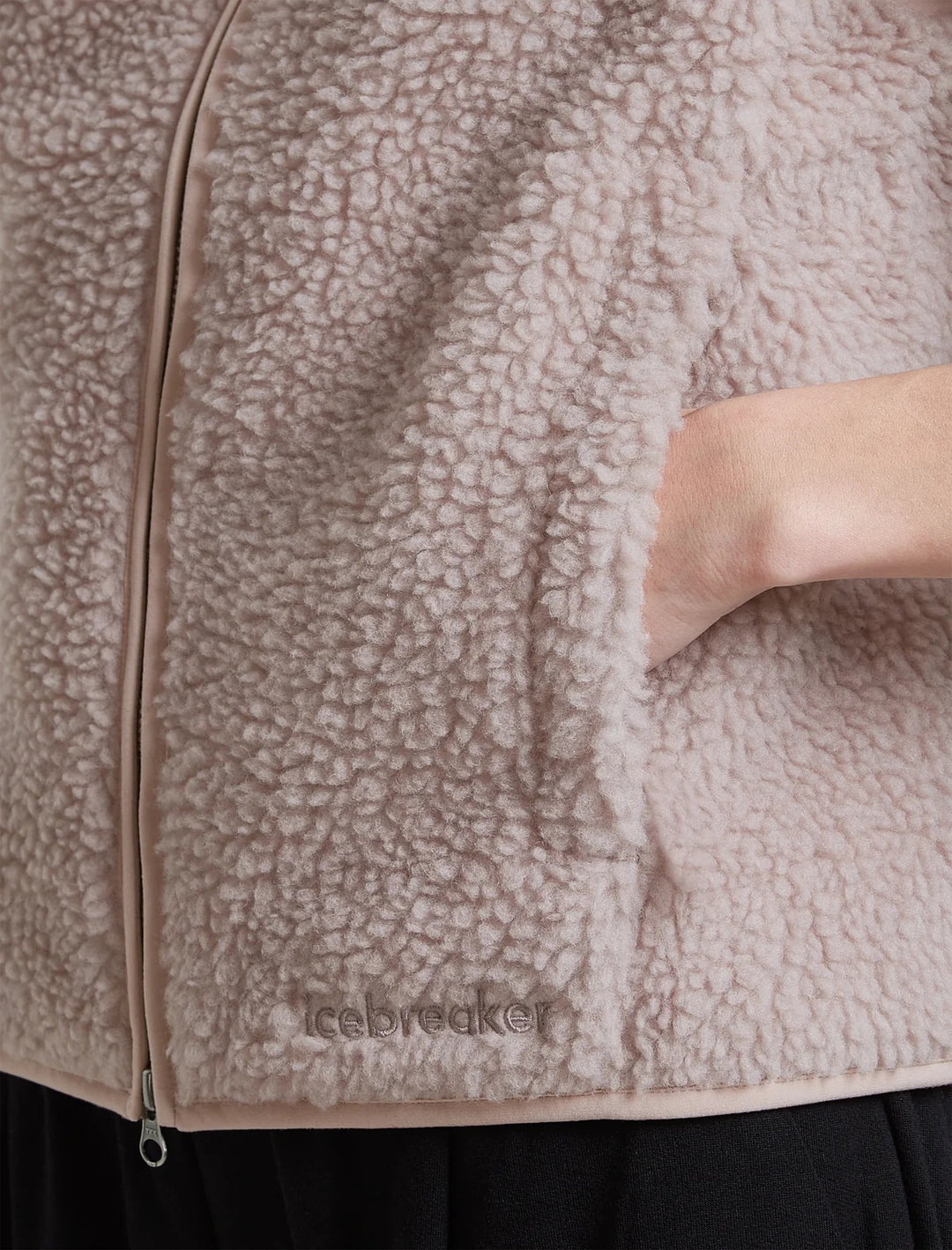 Womens Merino Blend 960 RealFleece™ High Pile Vest  Pink Quartz Heather 0A57G6