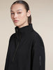 Womens Merino Blend 150 Drift Long Sleeve Half Zip Black 0A57KH