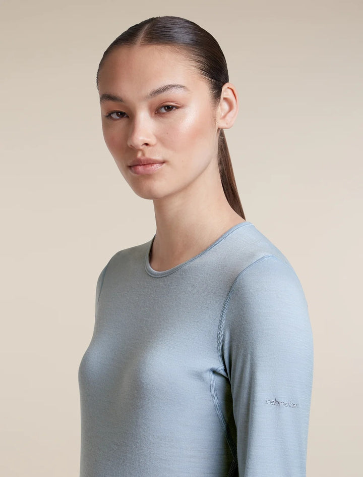 Womens 200 Oasis LS Crew  Zinc Blue 104375