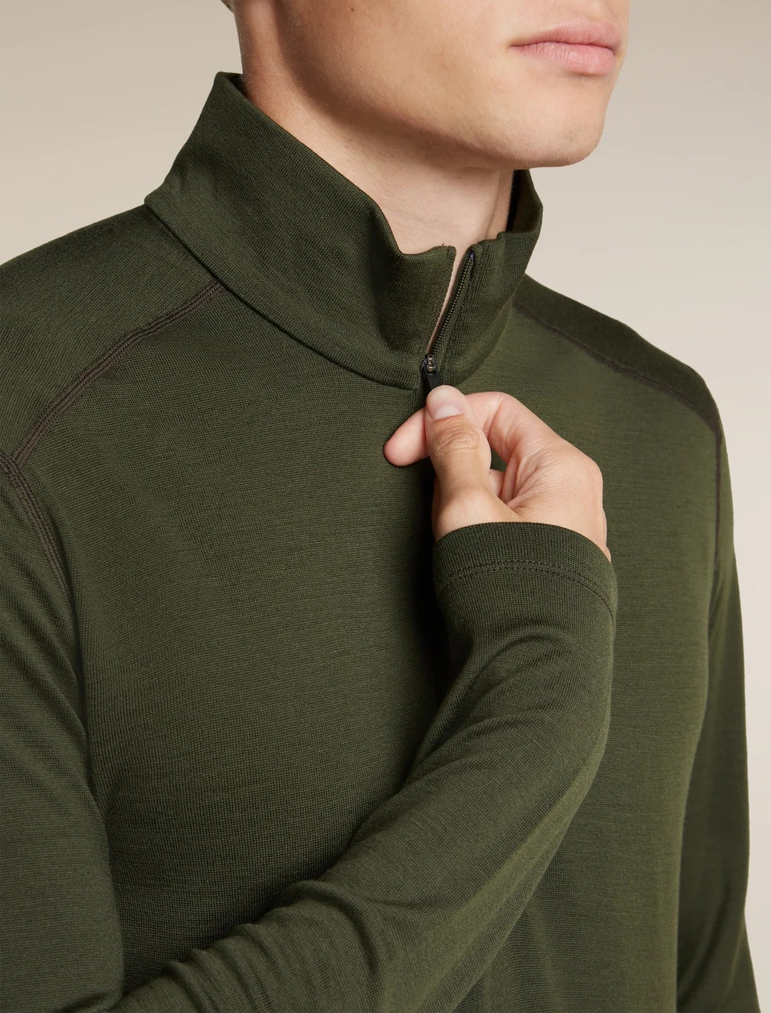 Mens Merino 260 Tech LS Half Zip Thermal Top  Dark Loden  B04372