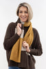 Womens Travel Wrap Cocoa Stripe  NE815