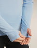 Mens 200 Merino Fine Ace Long Sleeve Half Zip Zinc Blue 0A5767