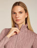 Womens 260 Tech Vertex Long Sleeve Half Zip Summit/ Blush 0A57BO