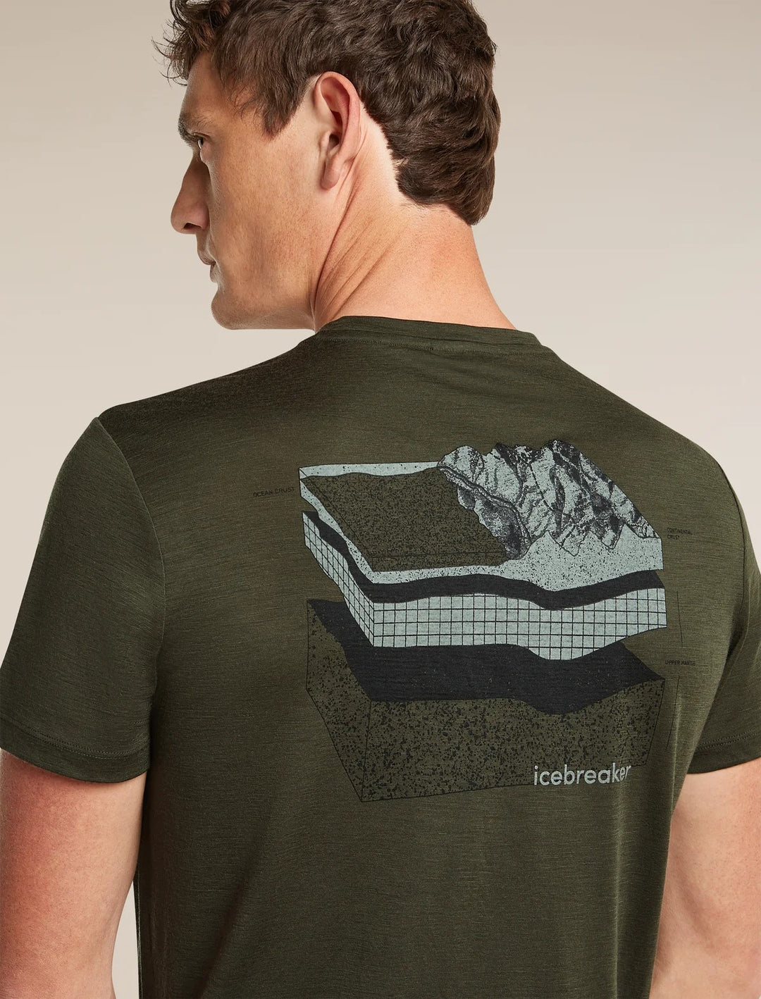 Mens Merino 150 Tech Lite Short Sleeve T Shirt Evolving Layers Dark Loden 0A57FM
