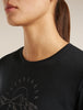 Womens Merino 200 Oasis Long Sleeve Crewe Sunrise Summit  Black  0A57GL