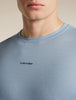 Mens  Merino 200 Fine Ace LS Crewe Zinc Blue 0A57HP