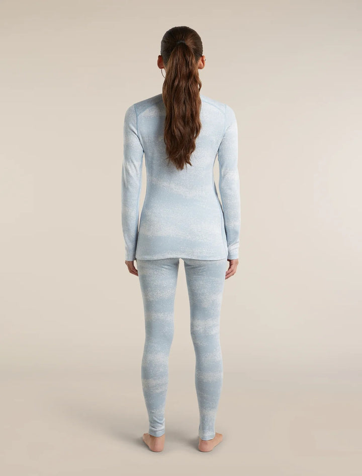 Womens Merino 260 Oasis Vertex Long Sleeve Half Zip Chillwave 0A57JE