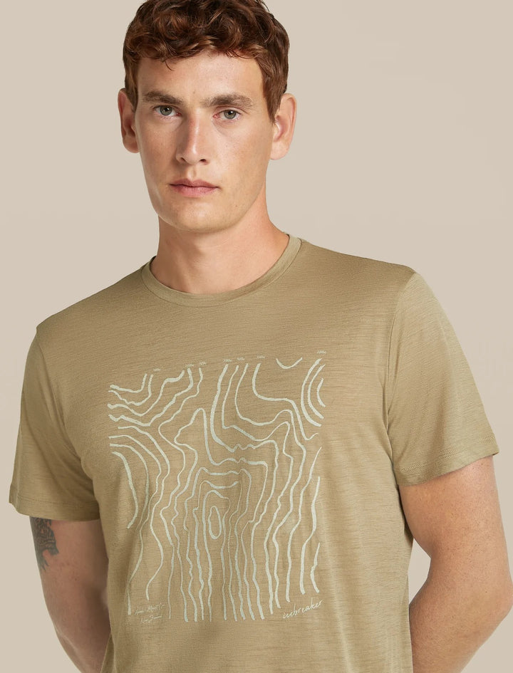 Mens Merino 150 Tech Lite Short Sleeve T Shirt Great Heights Cumin  0A57K3