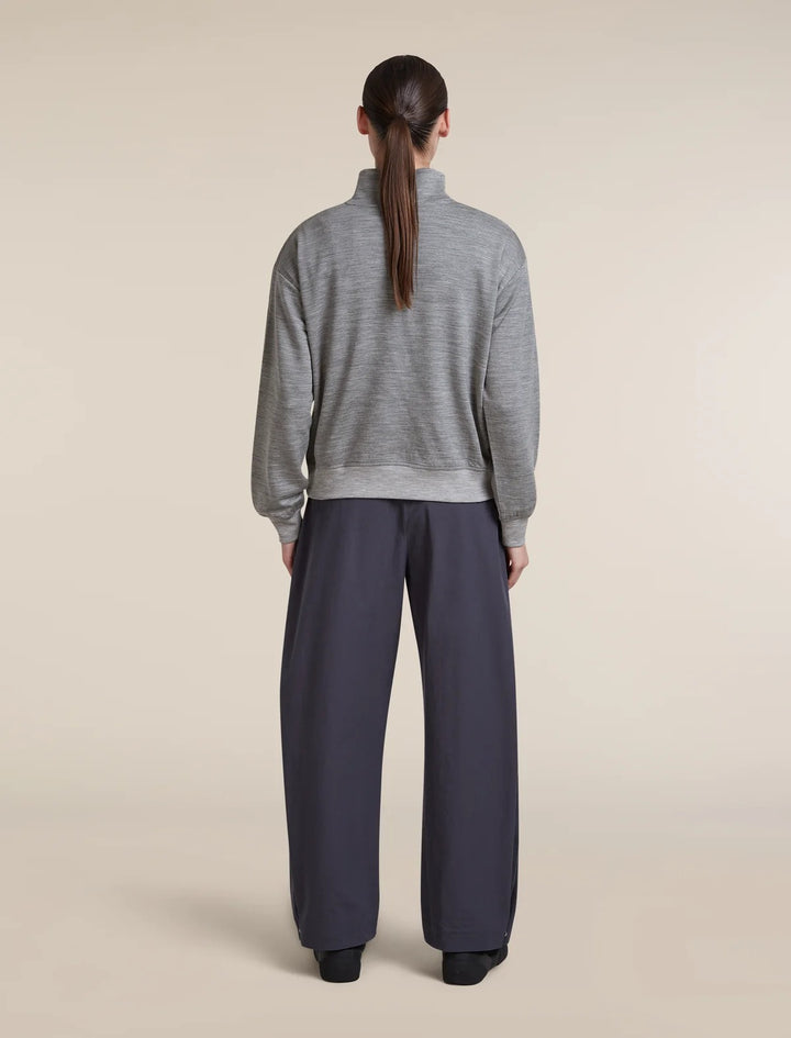 Womens Merino Blend 150 Drift Long Sleeve Half Zip  Metro Heather 0A57KH
