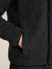 Mens Merino Blend 960 RealFleece™ High Pile Long Sleeve Zip  Jet Heather/Black 0A57KY