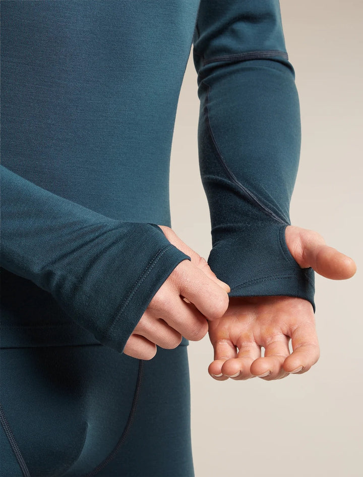 Mens 300 MerinoFine™ Polar LS Half Zip Thermal Top  Abyss BA56Q9