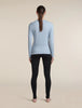 Womens 200 MerinoFine™ Ace Long Sleeve Crewe Zinc Blue 0A57HQ