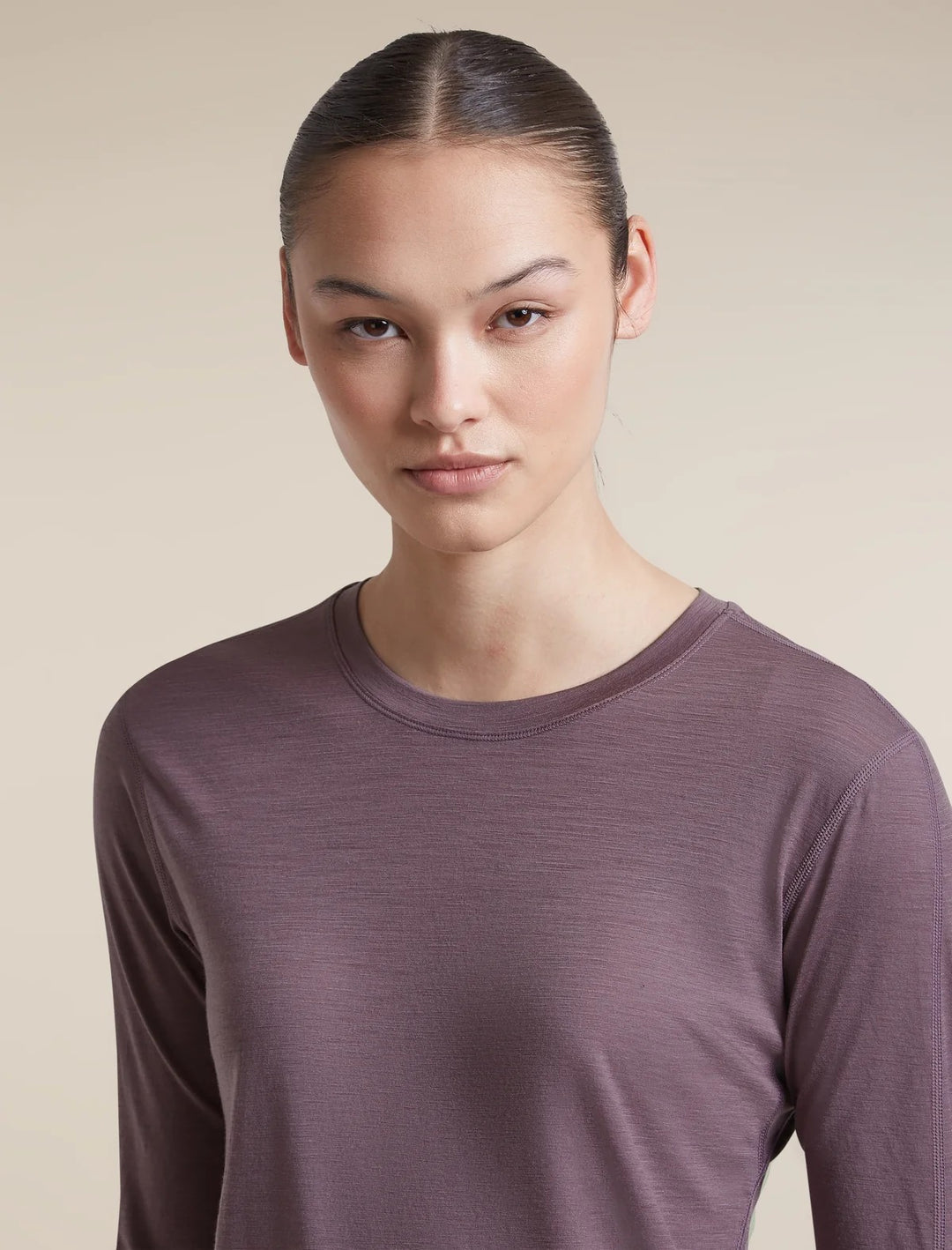 Womens  150 MerinoFine™ Ace Long Sleeve Tee Grey Plum 0A57LZ