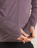 Womens Merino Blend 300 RealFleece™ Descender Long Sleeve Zip Grey Plum 0A57QL