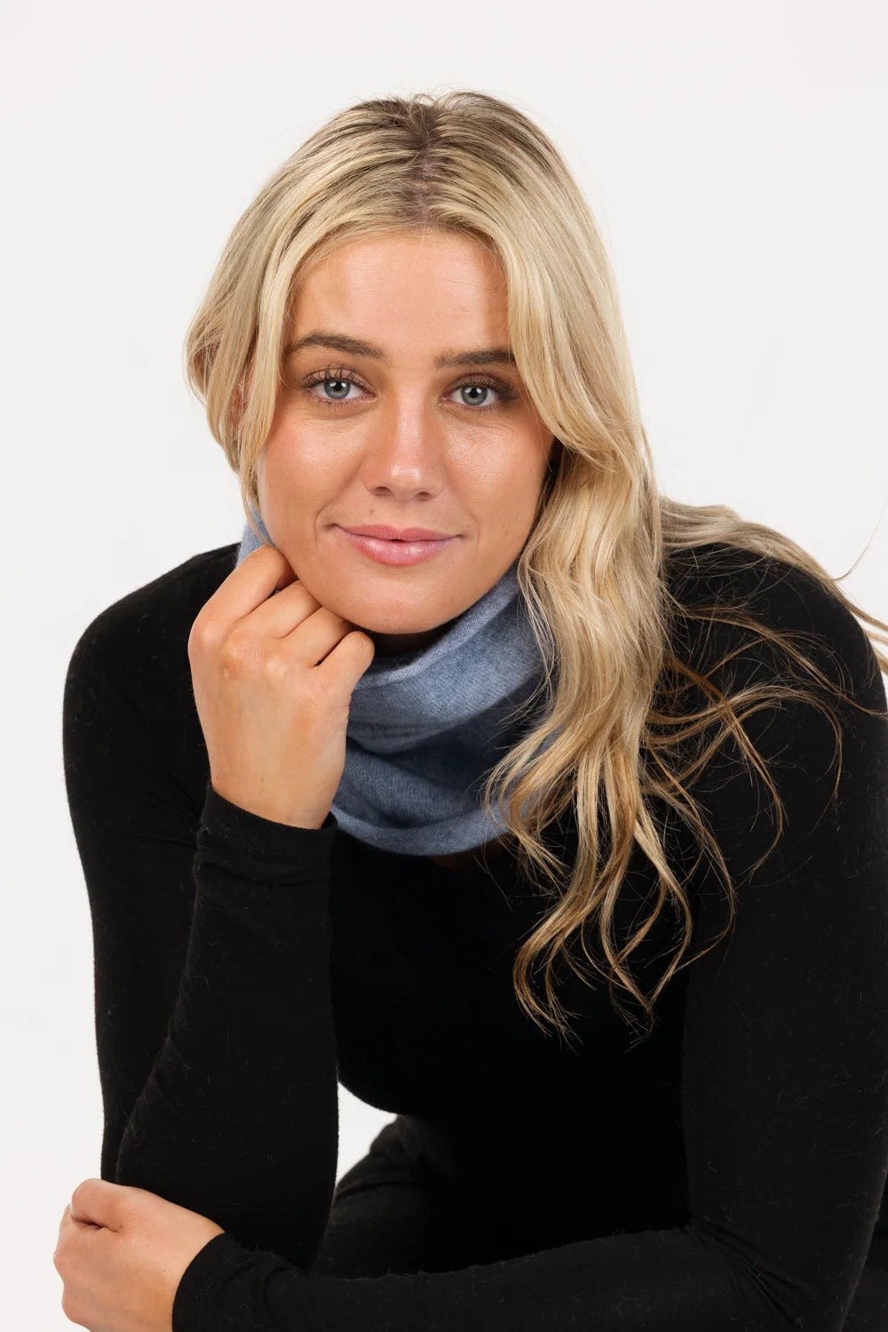 Unisex Plain Neck Warmer Crystal NX843