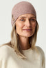Womens Shell Beanie  Rose Dust 0669