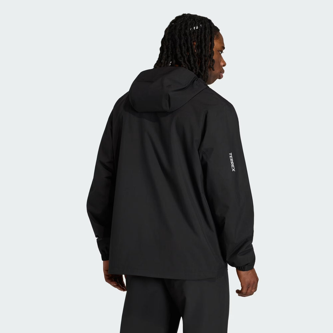 All Blacks Terrex Multi 2L CLIMAPROOF Rain Jacket Black KR5084