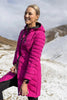 Womens Arnie Reversible Puffer Down Coat   Black/Rose