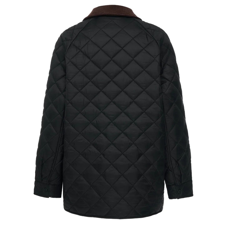 Womens Daisy Quilted Jacket Black