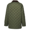 Womens Daisy Quilted Jacket Olive Green