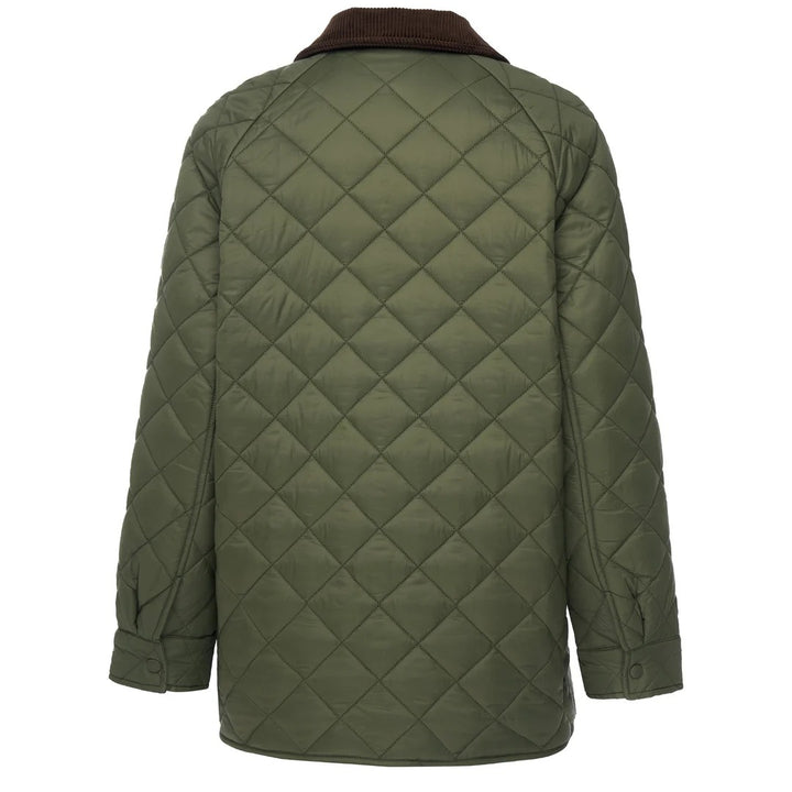 Womens Daisy Quilted Jacket Olive Green