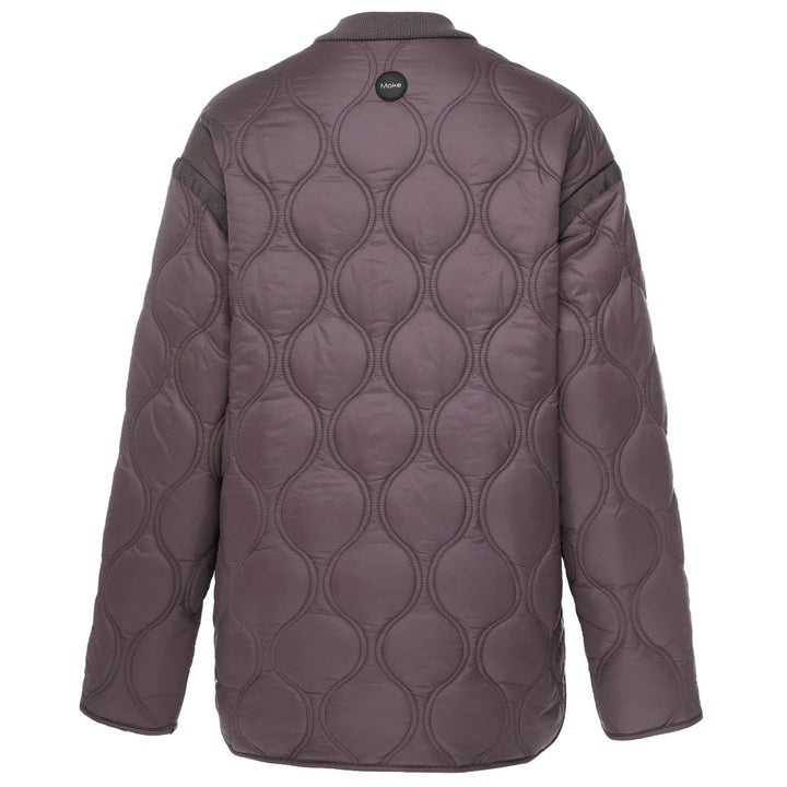 Womens Talei Quilt Bomber Cocoa Powder
