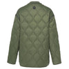 Womens Talei Quilt Bomber Olive Green
