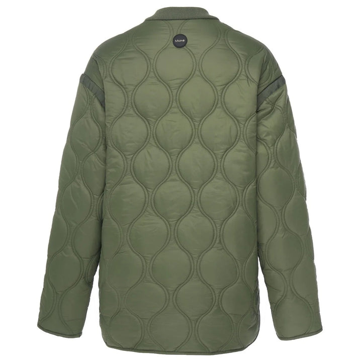 Womens Talei Quilt Bomber Olive Green