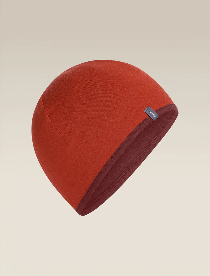Adult Unisex Merino Reversible Pocket Hat  Agate/Port IBM200