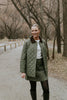 Womens Daisy Quilted Jacket Olive Green