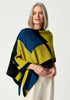 Womens Empress Poncho Golden Pearl/Peacock  Multi 1677