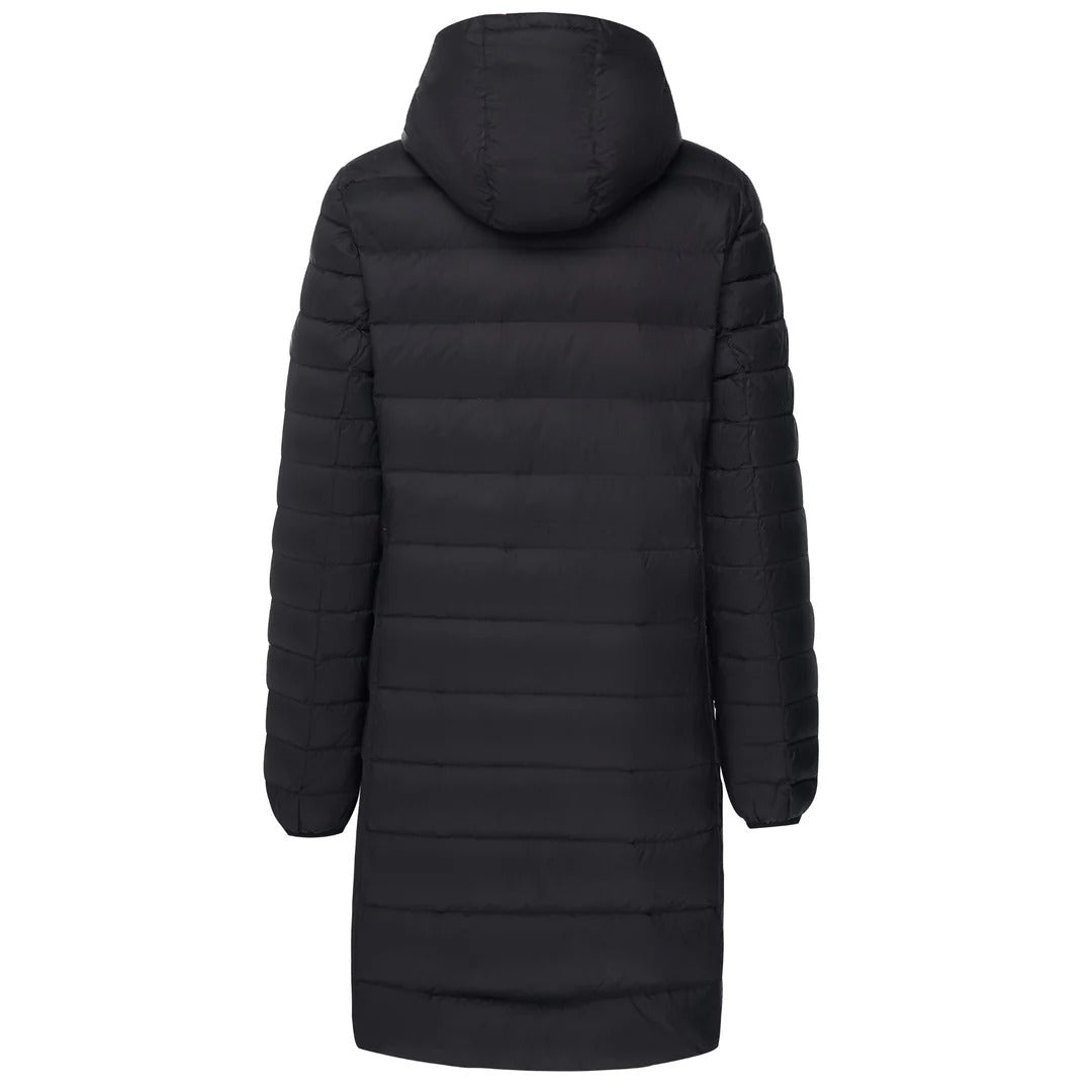 Womens Arnie Reversible Puffer Down Coat   Black/Rose