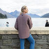 Womens Tilly Quilted Bomber Jacket Cocoa Powder
