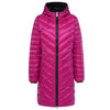 Womens Arnie Reversible Puffer Down Coat   Black/Rose
