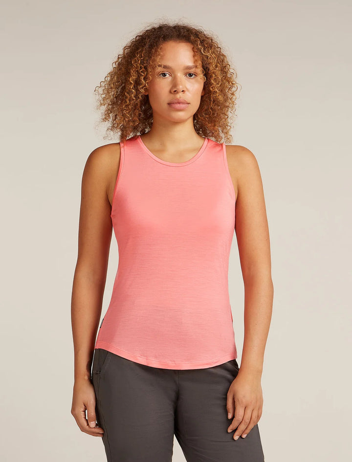 Womens Merino Blend 125 Cool-Lite™ Sphere Tank Acid Pink 0A56ZQ