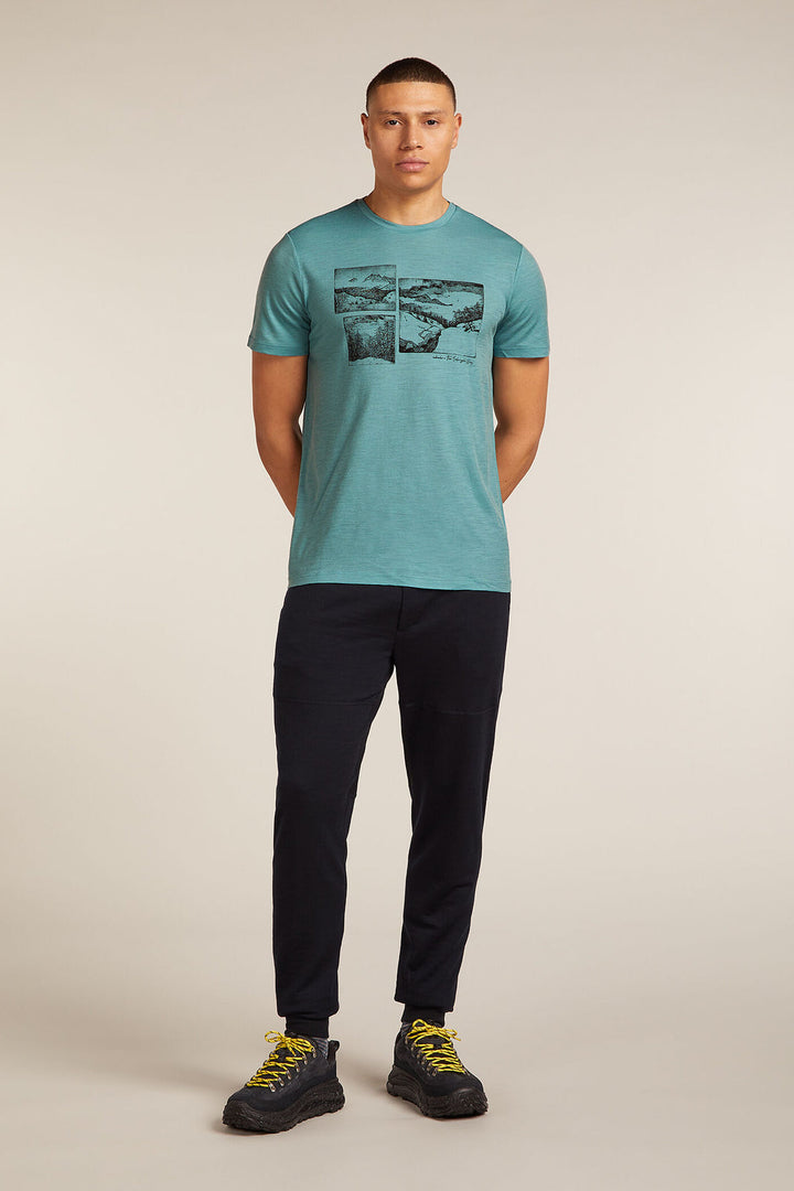 Mens Merino 150 Tech Lite Short Sleeve T-Shirt The Climb Hydro 0A57C2