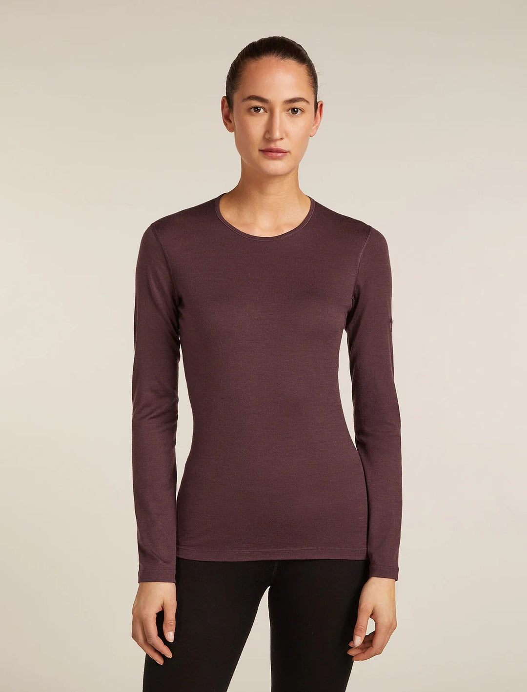 Womens 200 Oasis LS Crewe Java 104375