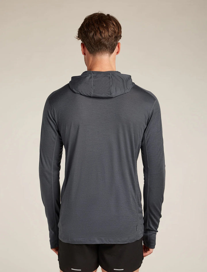 Mens 150 MerinoFine™ Ace Long Sleeve Hoodie Obsidian 0A577F