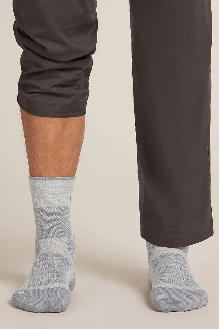 Mens Merino Hike+ Heavy Crew Socks  Blizzard Heather/Alloy 0A578P