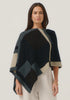 Womens Empress Poncho Jet/Slate Multi 1677