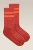 Kids' Merino Blend Hike Light Crew Socks Agate/Fervid ND06