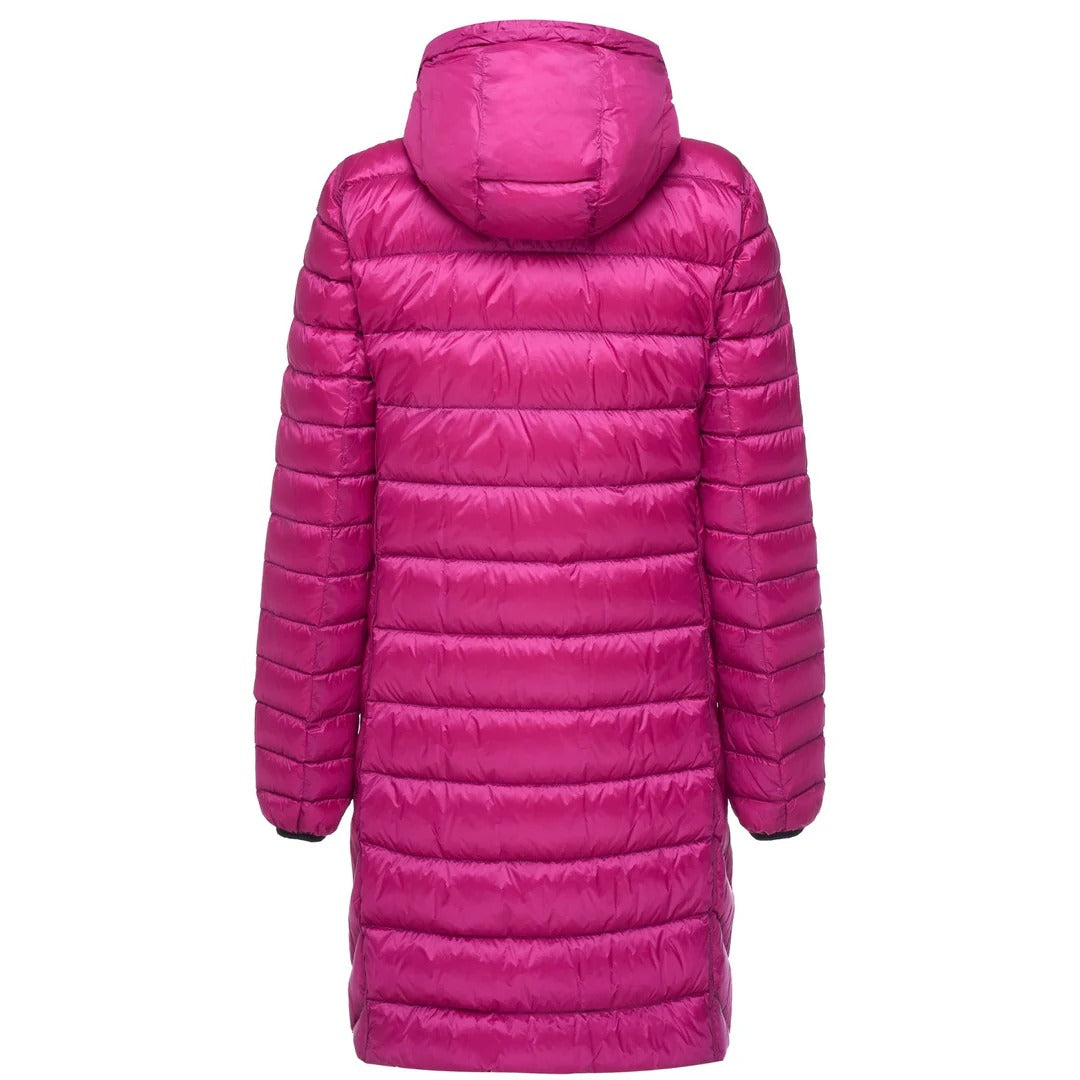 Womens Arnie Reversible Puffer Down Coat   Black/Rose
