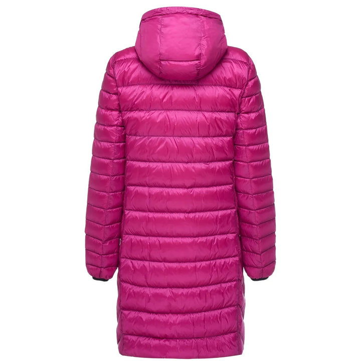 Womens Arnie Reversible Puffer Down Coat   Black/Rose