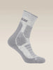 Mens Merino Hike+ Heavy Crew Socks  Blizzard Heather/Alloy 0A578P